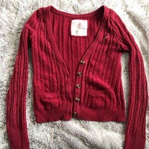 Red Hollister sweater